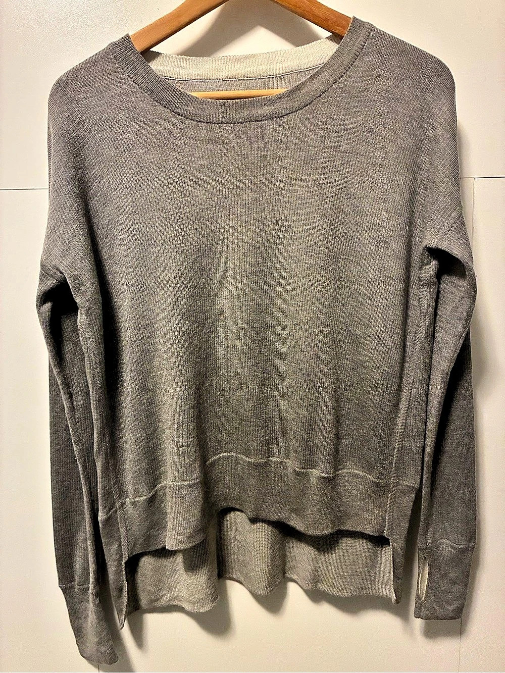 Lululemon Gray Crew Neck Sweater